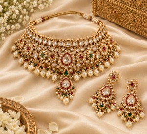 Kiara Polki Bridal Choker Set